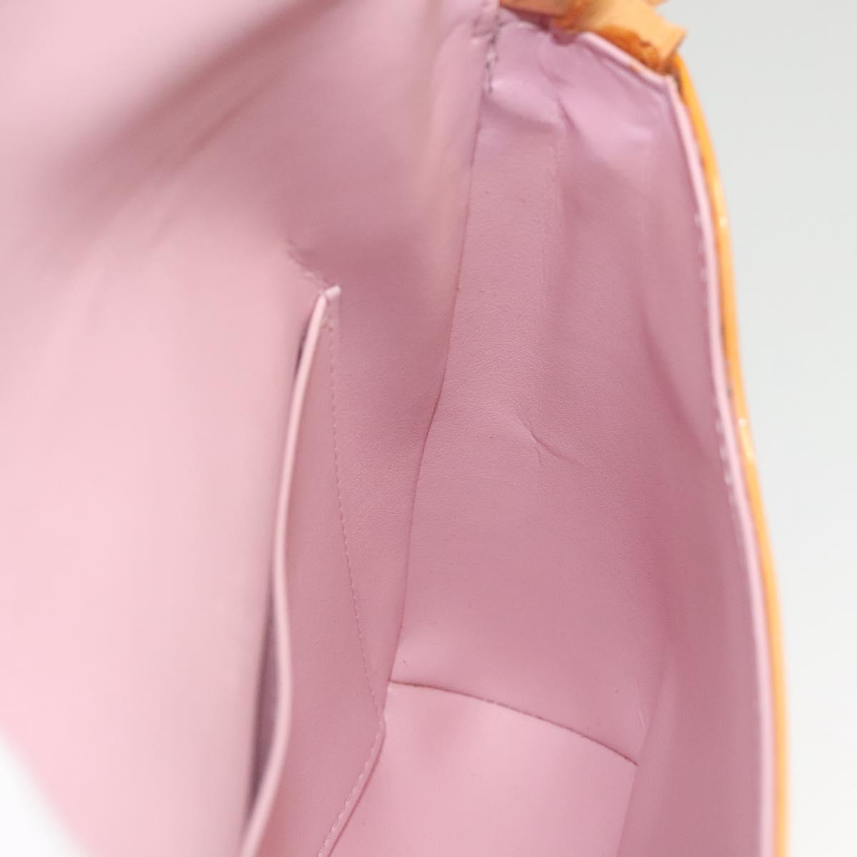 LOUIS VUITTON Vernis Thompson Street Bag Marshmallow Pink M91070 LV Auth BA1971