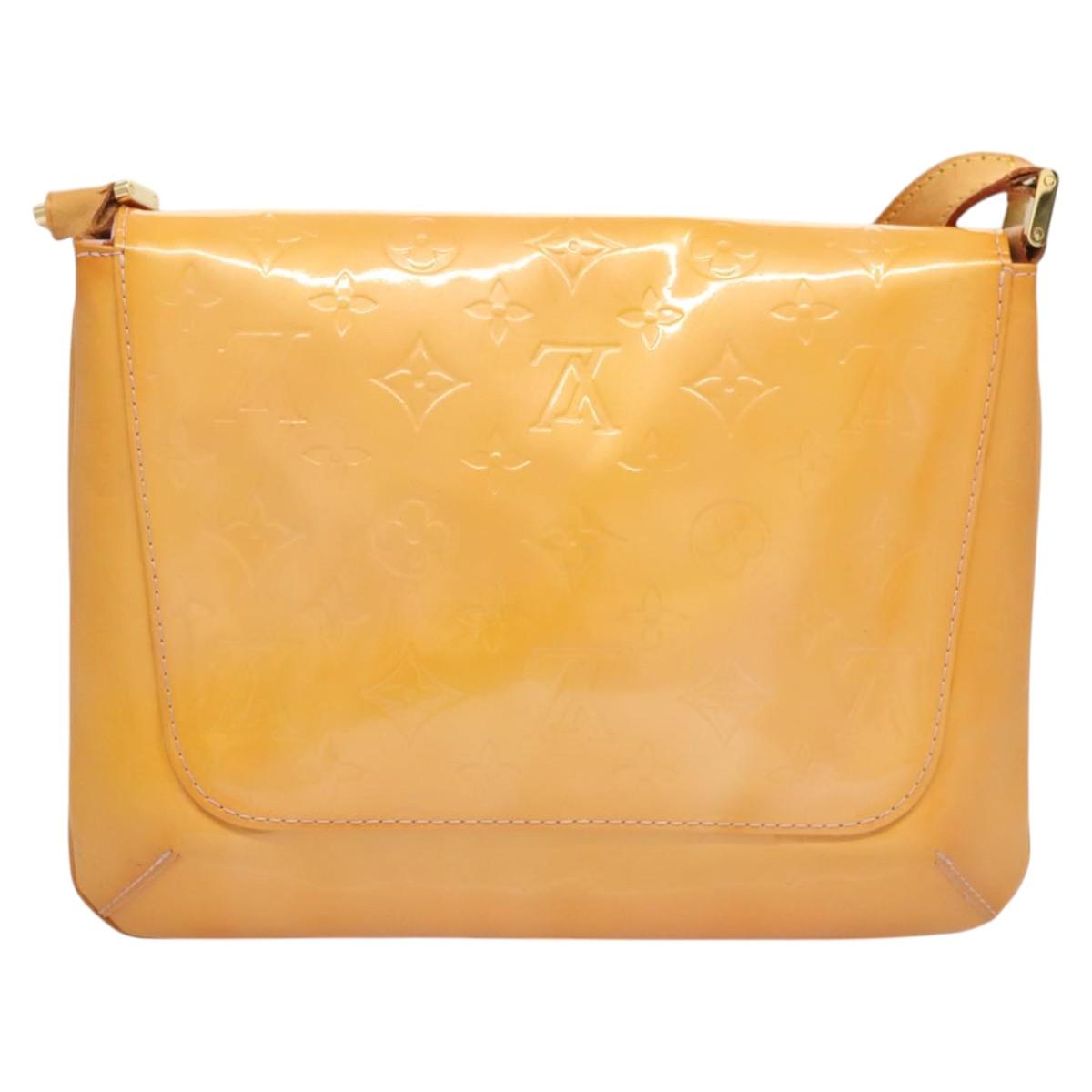 LOUIS VUITTON Vernis Thompson Street Bag Marshmallow Pink M91070 LV Auth BA1971