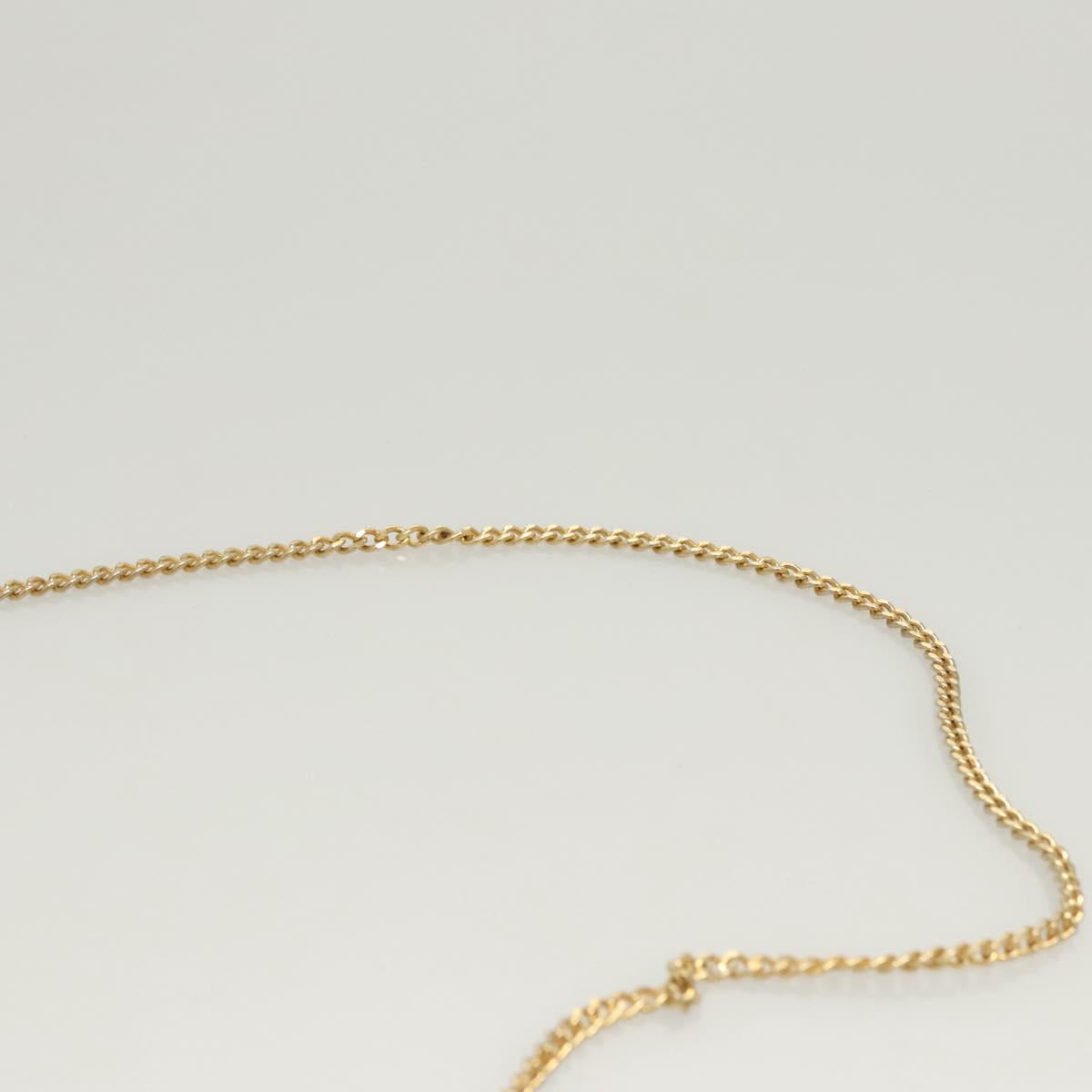 Christian Dior Honeycomb Canvas Chain Shoulder Bag PVC Beige Gold Auth BA1990