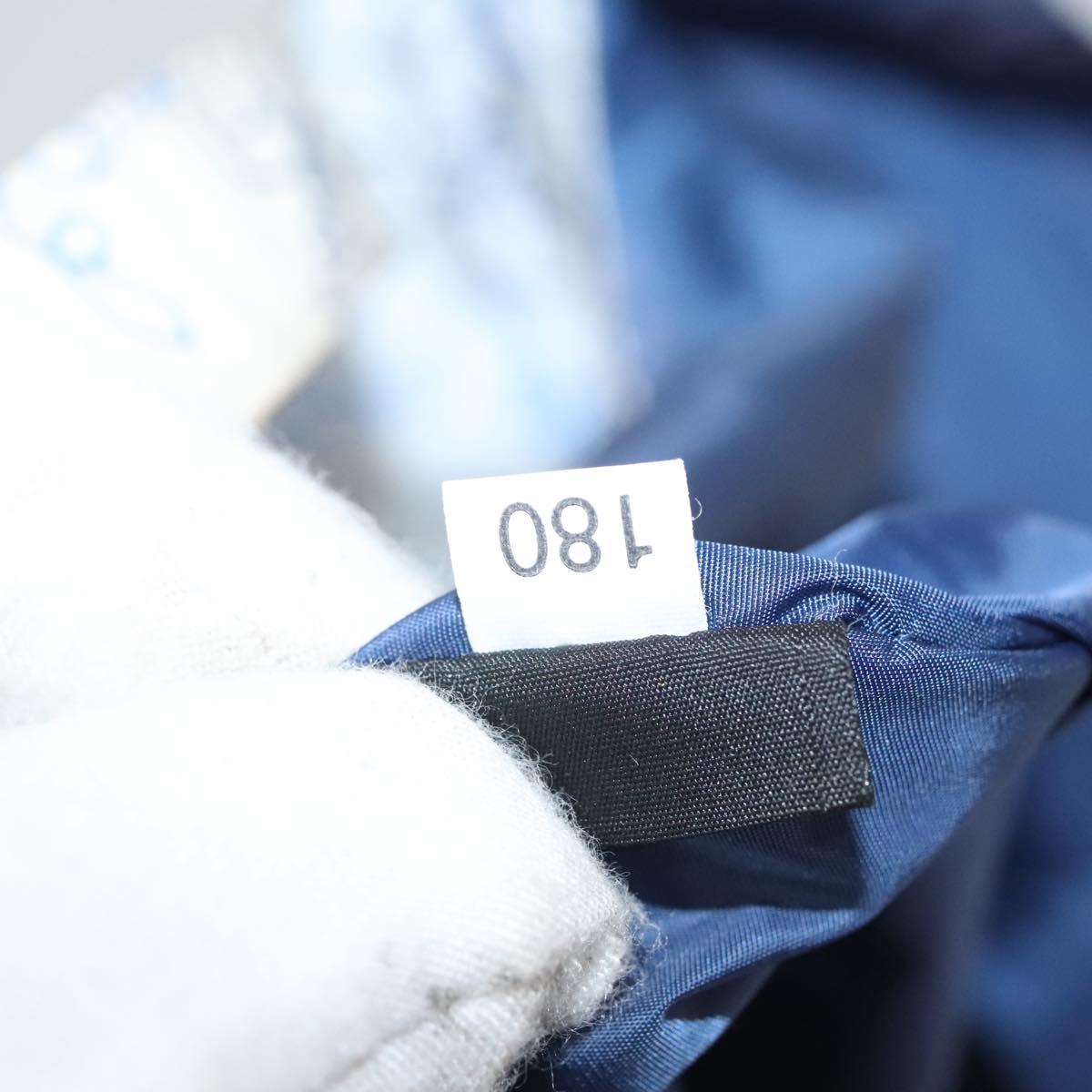 PRADA Tote Bag Nylon Light Blue Silver Auth BA1993