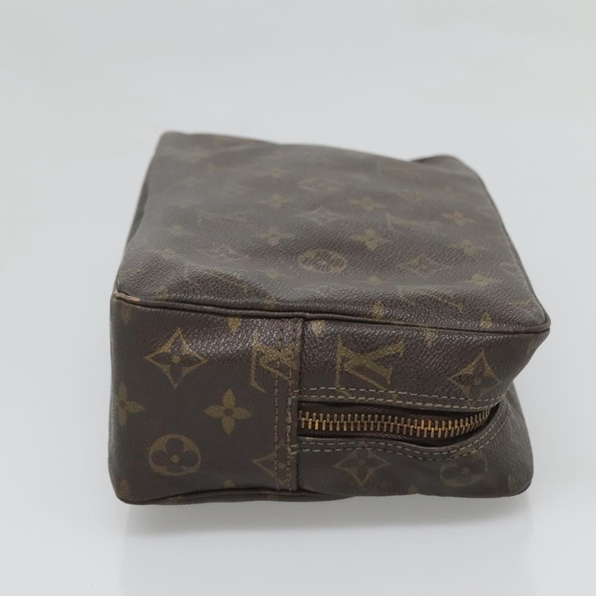 LOUIS VUITTON Monogram Trousse Toilette 28 Clutch Bag M47522 LV Auth BA2049
