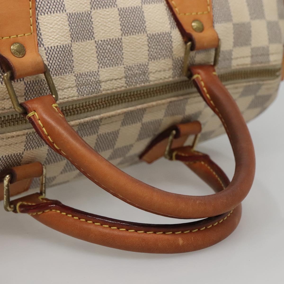 LOUIS VUITTON Damier Azur Speedy 30 Hand Bag N41533 LV Auth BA2069