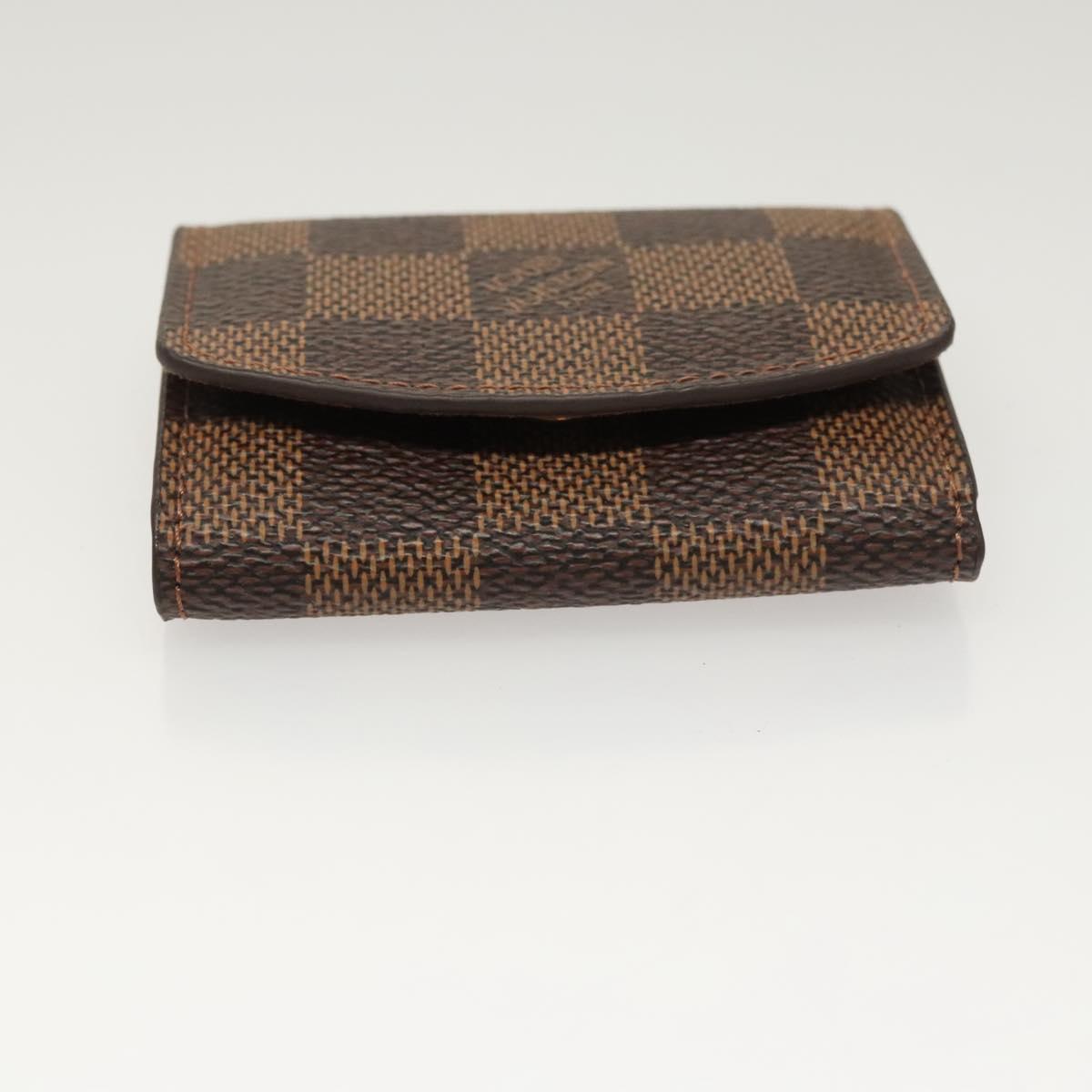 LOUIS VUITTON Damier Ebene Cuffs Cuff Case M64681 LV Auth BA2081V