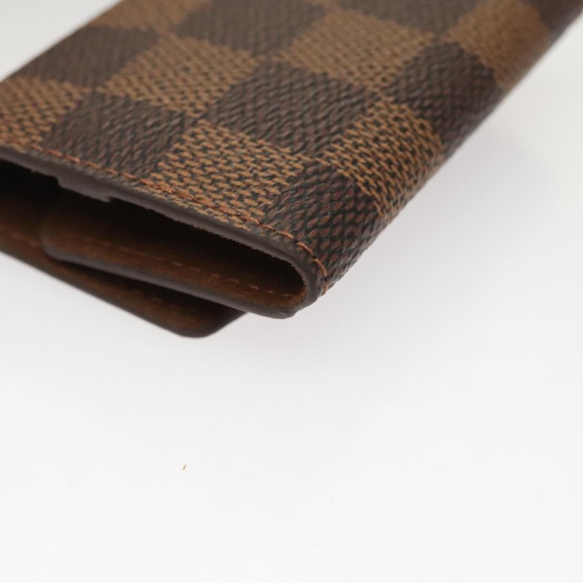 LOUIS VUITTON Damier Ebene Cuffs Cuff Case M64681 LV Auth BA2081V
