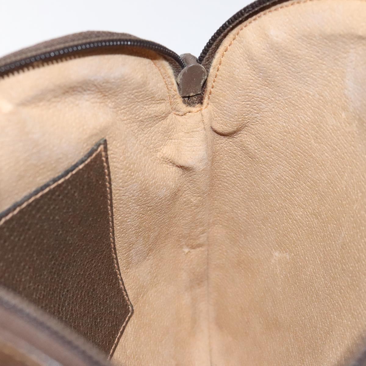 GUCCI GG Supreme Web Sherry Line Shoulder Bag PVC Beige 904 02 047 Auth BA2083