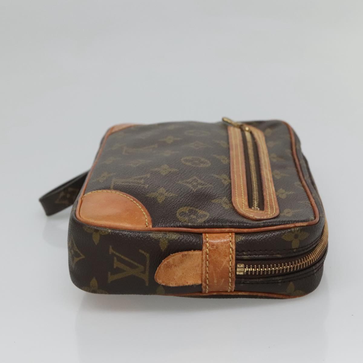 LOUIS VUITTON Monogram Marly Dragonne GM Clutch Bag M51825 LV Auth BA2096