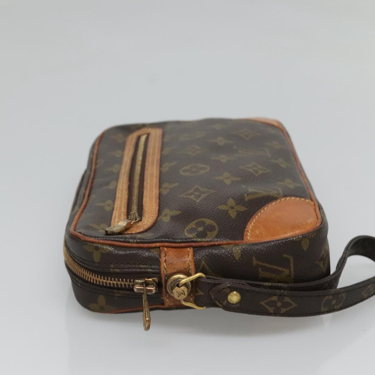 LOUIS VUITTON Monogram Marly Dragonne GM Clutch Bag M51825 LV Auth BA2096