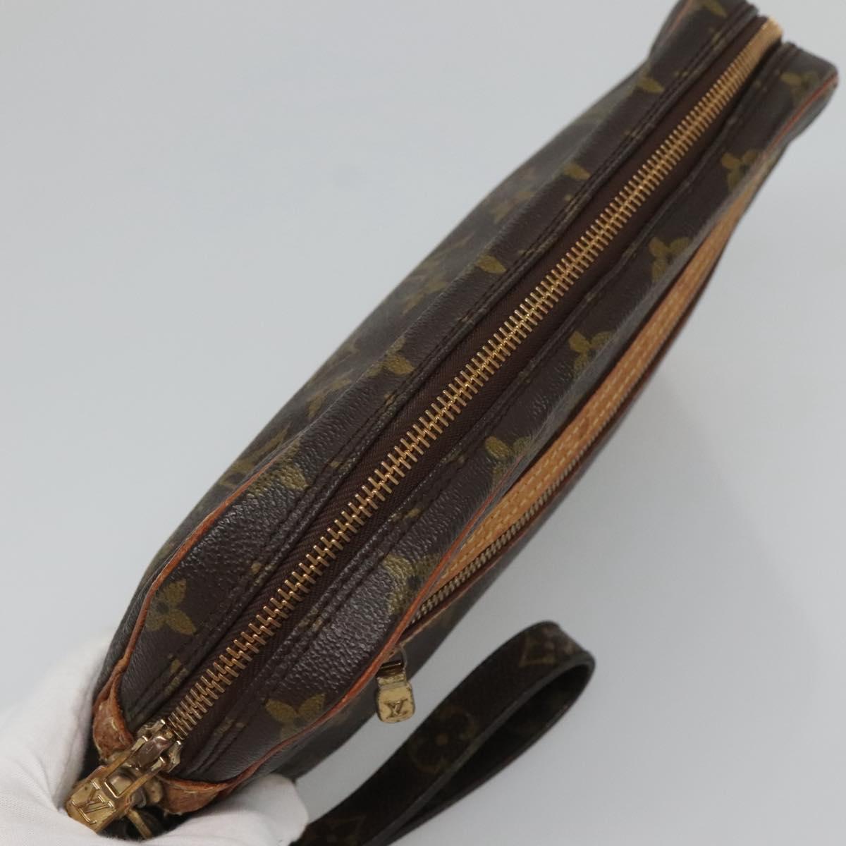 LOUIS VUITTON Monogram Marly Dragonne GM Clutch Bag M51825 LV Auth BA2096