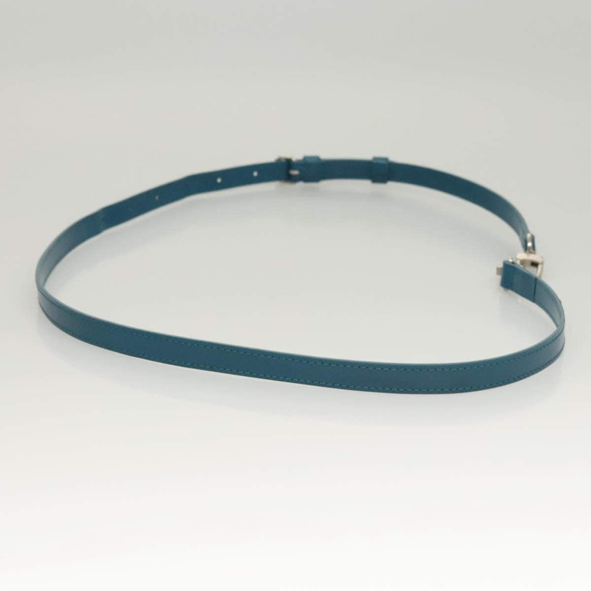 LOUIS VUITTON Epi Adjustable Shoulder Strap 36.2""-43.7"" Cyan LV Auth BA2115