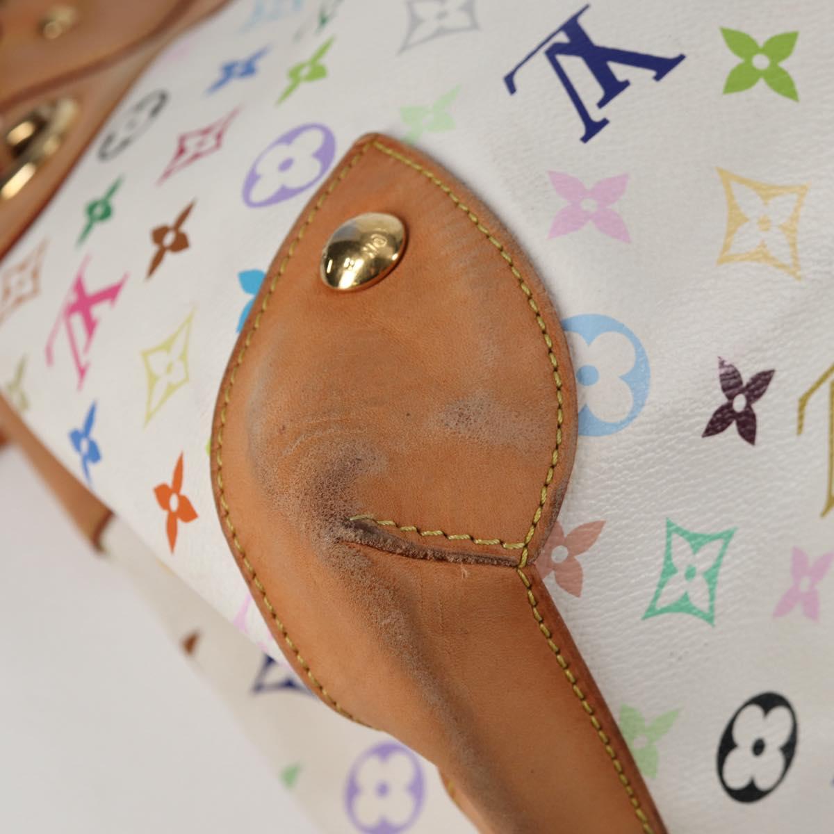 LOUIS VUITTON Monogram Multicolor Ursula Tote Bag White M40123 LV Auth BA2120V