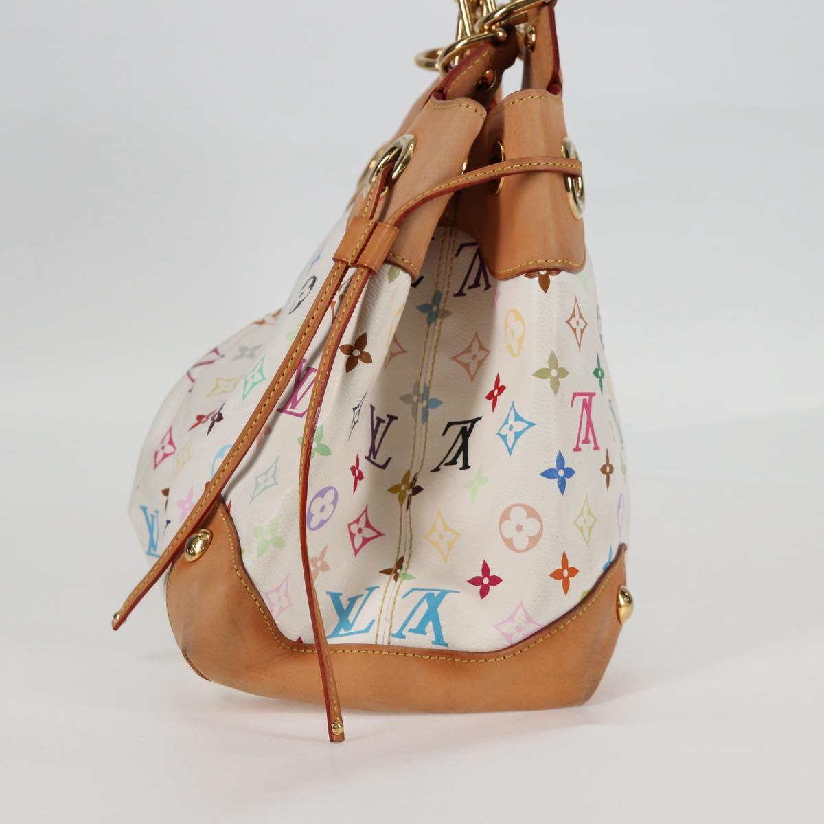 LOUIS VUITTON Monogram Multicolor Ursula Tote Bag White M40123 LV Auth BA2120V