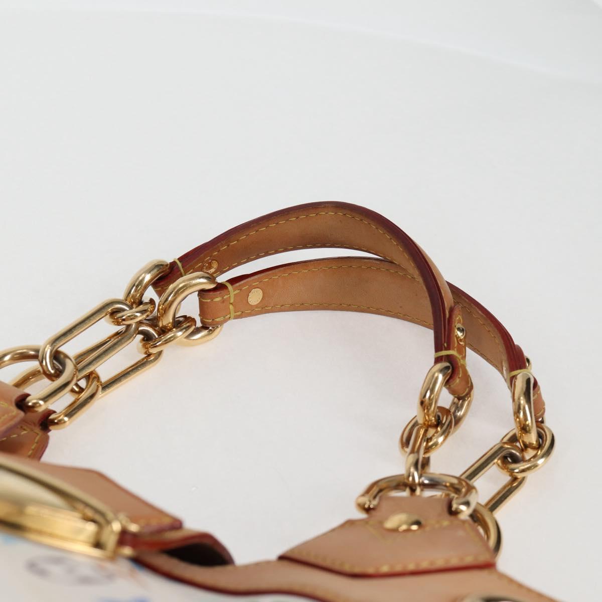 LOUIS VUITTON Monogram Multicolor Ursula Tote Bag White M40123 LV Auth BA2120V