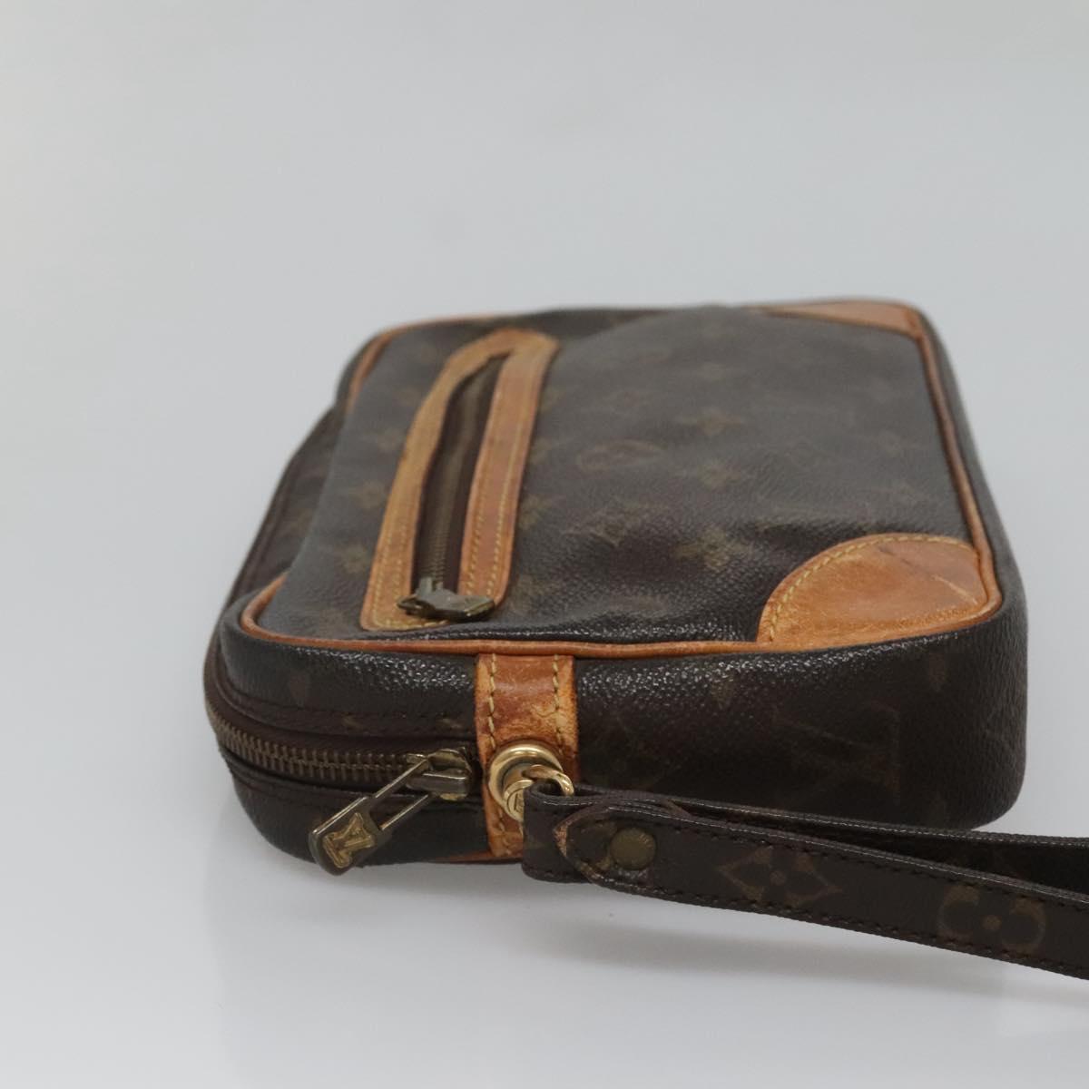 LOUIS VUITTON Monogram Marly Dragonne GM Clutch Bag M51825 LV Auth BA2186