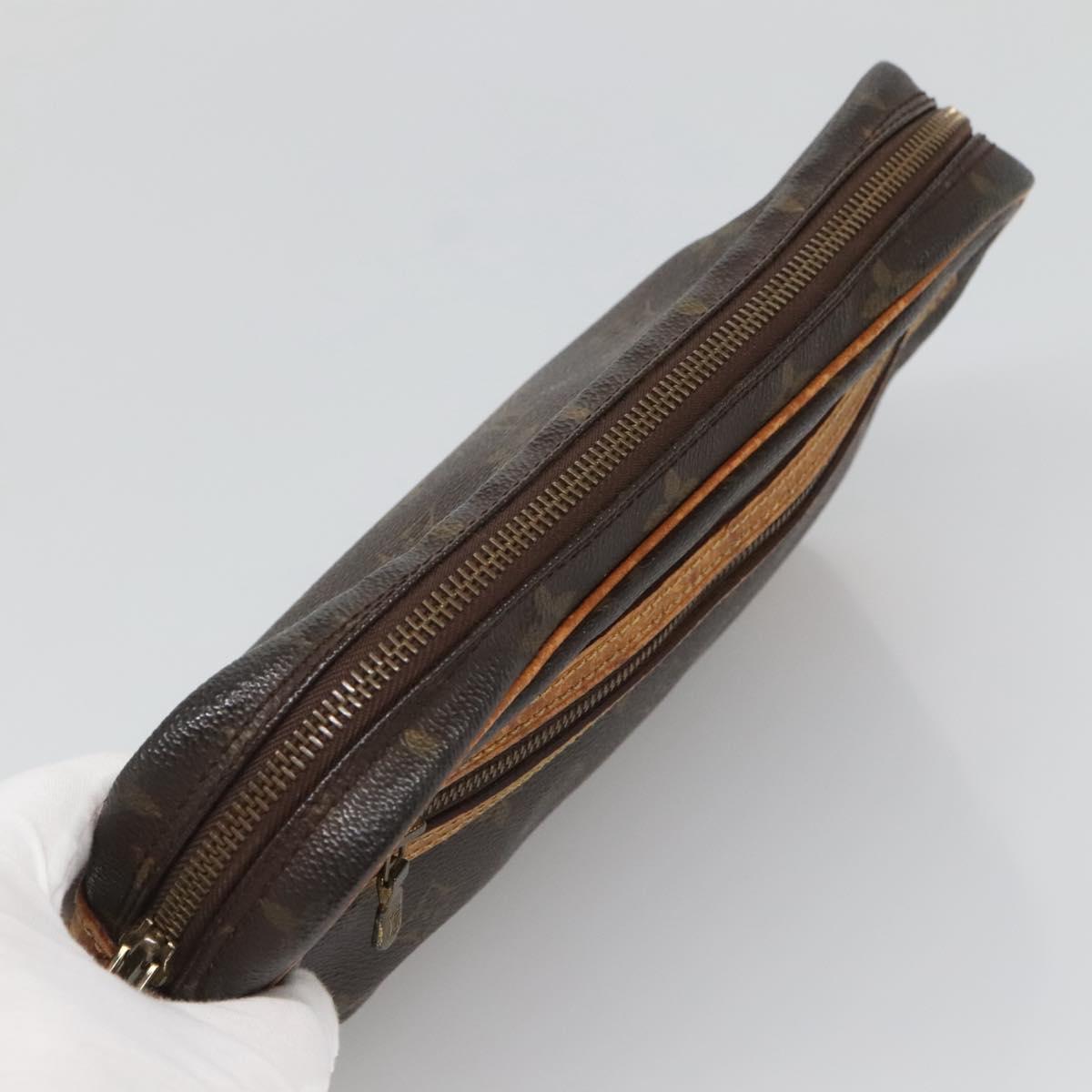 LOUIS VUITTON Monogram Marly Dragonne GM Clutch Bag M51825 LV Auth BA2186