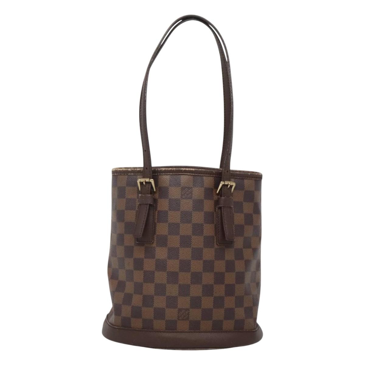 LOUIS VUITTON Damier Ebene Marais Shoulder Bag N42240 LV Auth BA2258