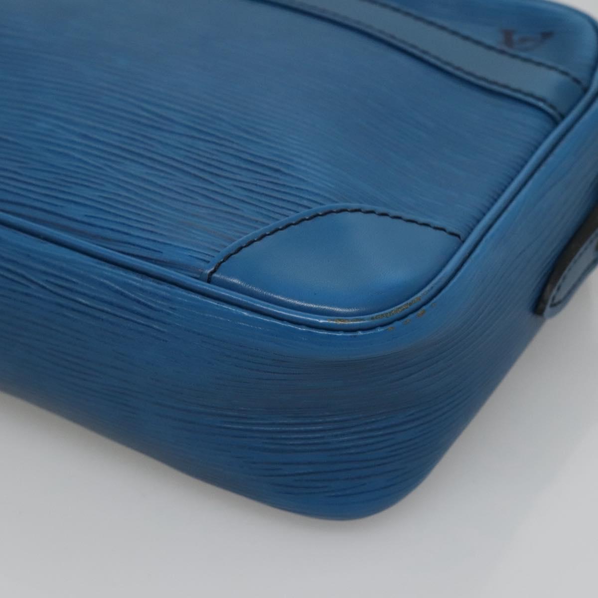 LOUIS VUITTON Epi Trocadero 23 Shoulder Bag Blue M52305 LV Auth BA2273
