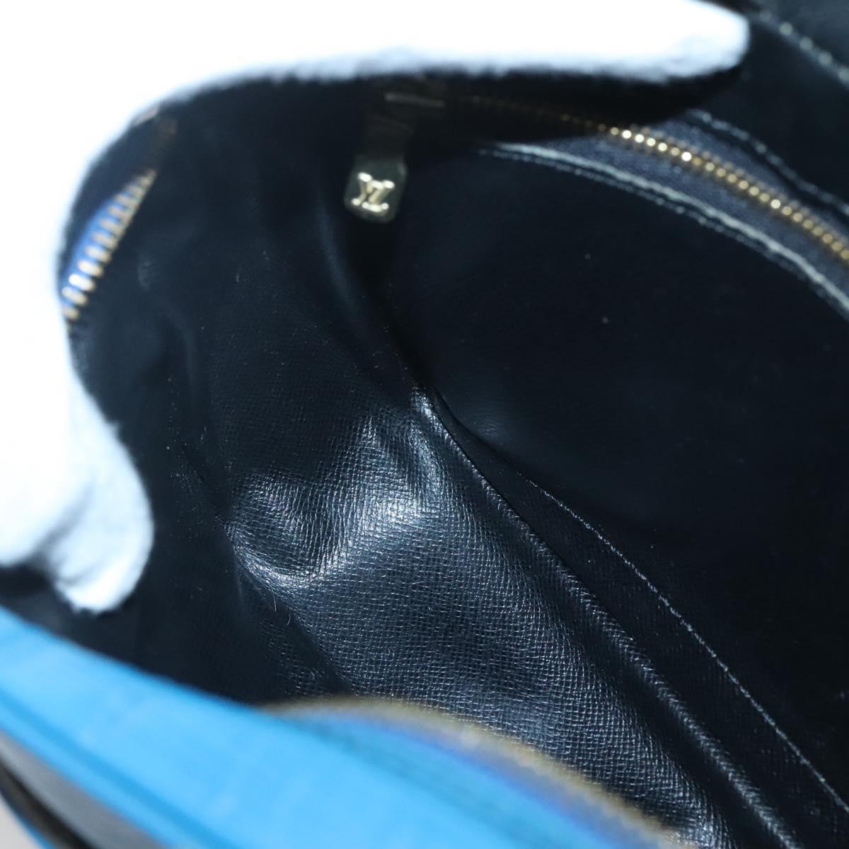 LOUIS VUITTON Epi Trocadero 23 Shoulder Bag Blue M52305 LV Auth BA2273