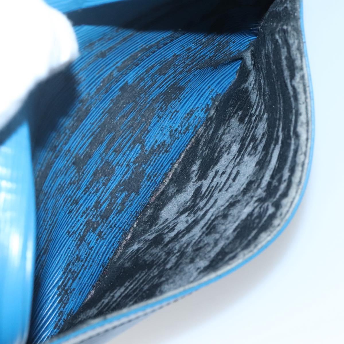 LOUIS VUITTON Epi Trocadero 23 Shoulder Bag Blue M52305 LV Auth BA2273