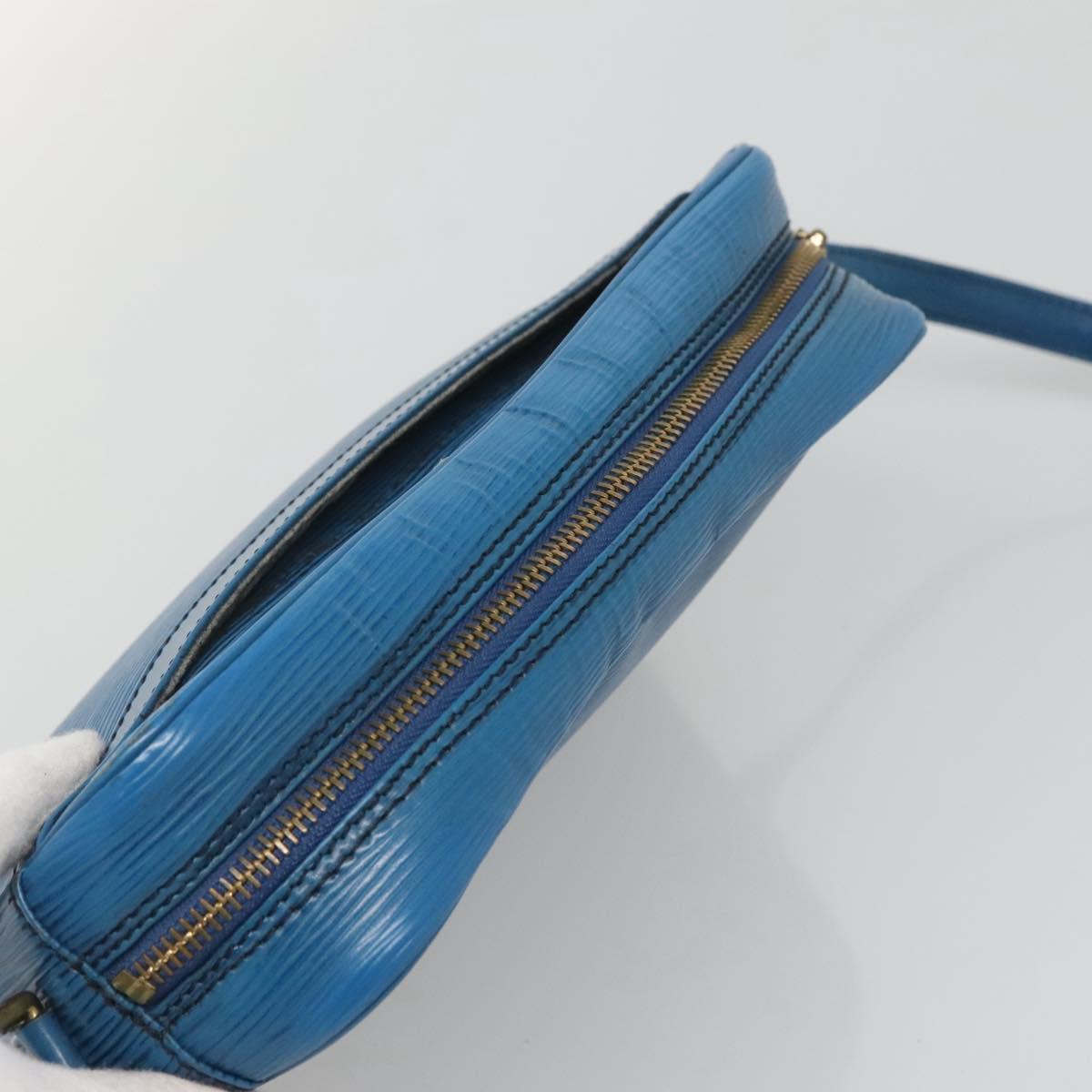 LOUIS VUITTON Epi Trocadero 23 Shoulder Bag Blue M52305 LV Auth BA2273