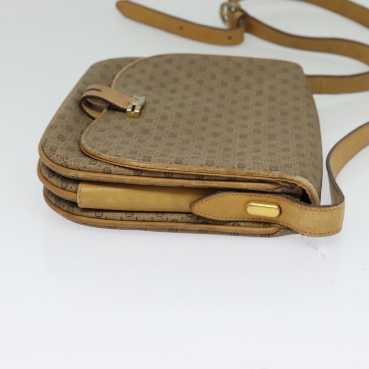 GUCCI Micro GG Supreme Shoulder Bag PVC Beige Gold 001 406 1780 Auth BA2288