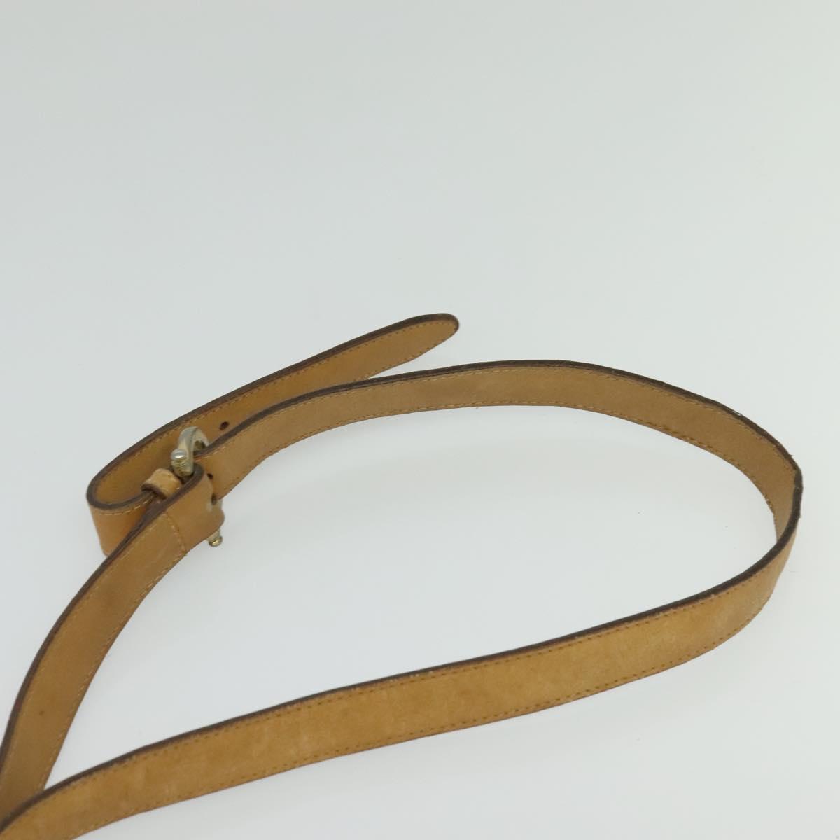 GUCCI Micro GG Supreme Shoulder Bag PVC Beige Gold 001 406 1780 Auth BA2288