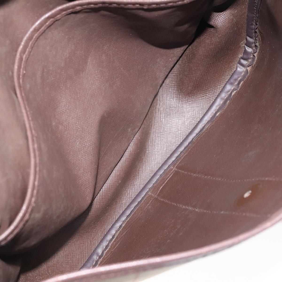 Burberrys Nova Check Shoulder Bag Canvas Beige Gold Auth BA2319