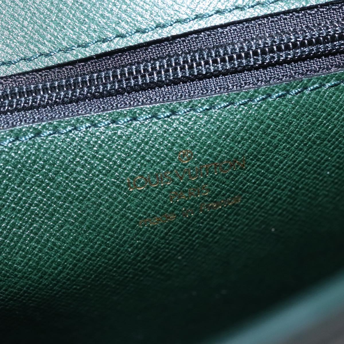 LOUIS VUITTON Taiga Leather Volga Briefcase Epicea M30204 LV Auth BA235