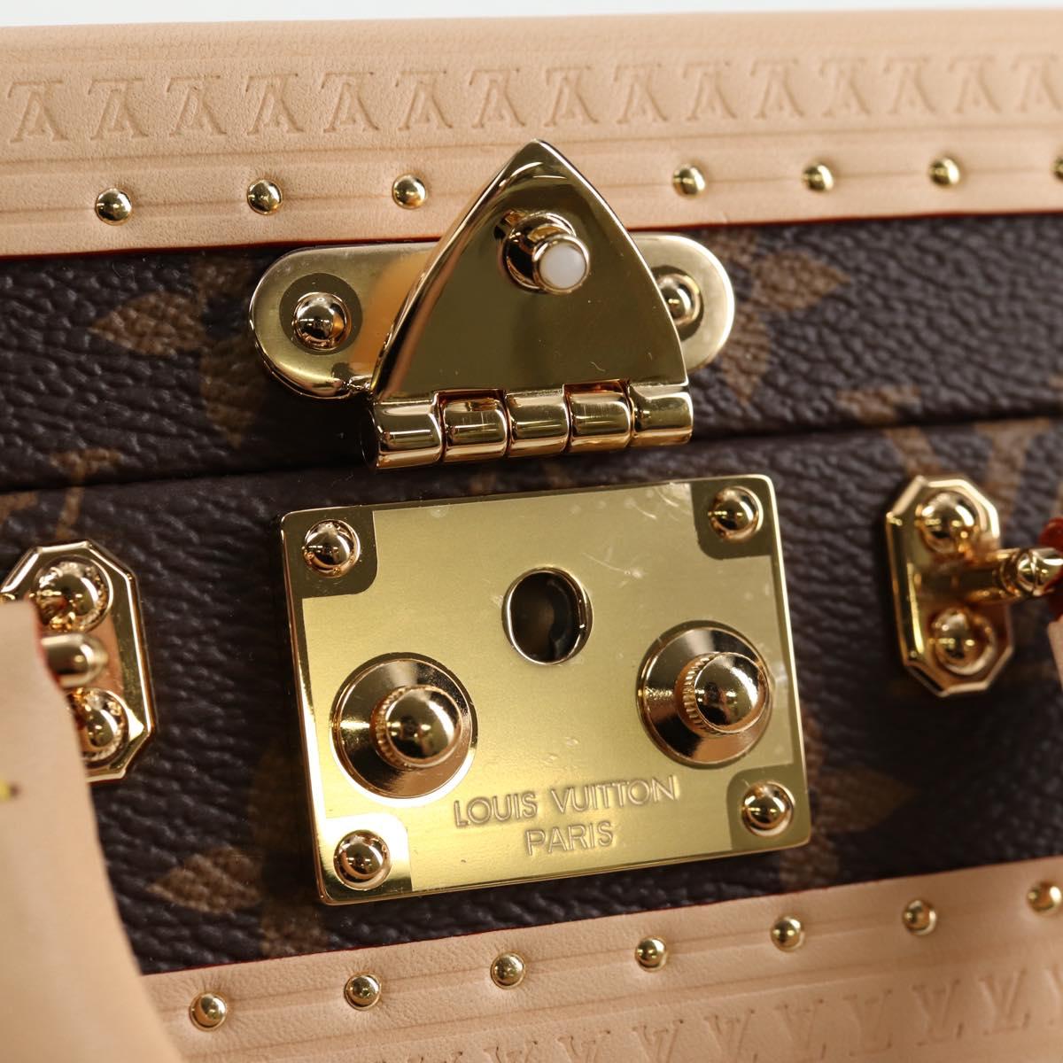LOUIS VUITTON Monogram Panda LV × TM Mini Square Trunk Bag M13127 Auth BA2353SM