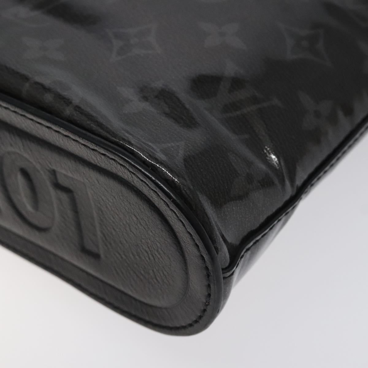 LOUIS VUITTON Eclipse Glaze Pochette Cosmos Clutch Bag M63373 LV Auth BA2380