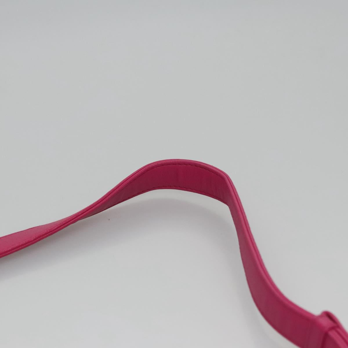 CHANEL Chain Boy Chanel Matelasse Shoulder Bag Velor Pink CC Auth BA245