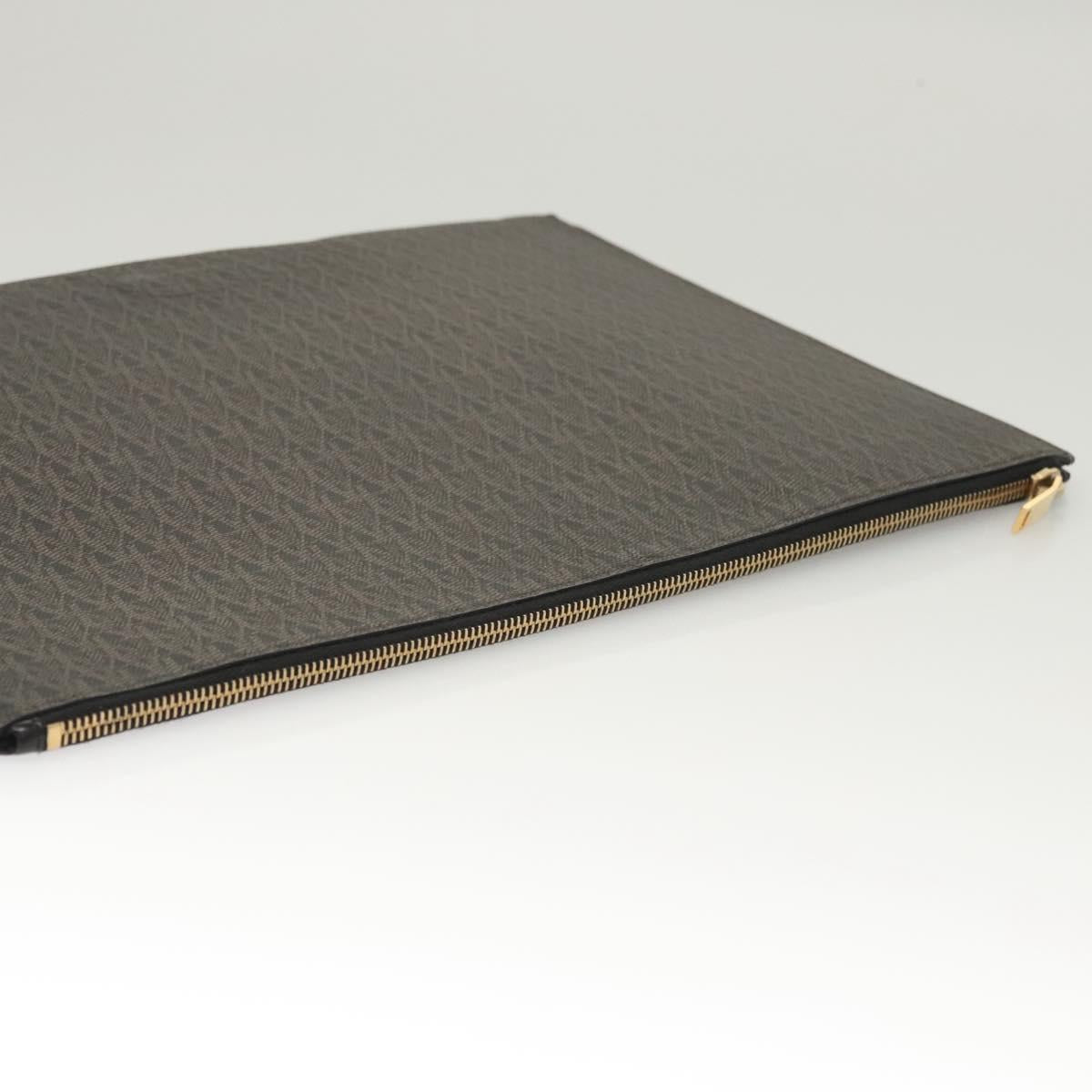 SAINT LAURENT Document case PVC Brown Auth BA2460