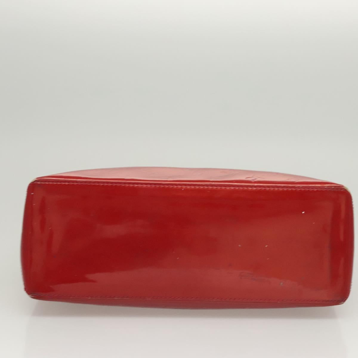 LOUIS VUITTON Monogram Vernis Wilshire PM Bag Pomme D'amour M93642 Auth BA2487