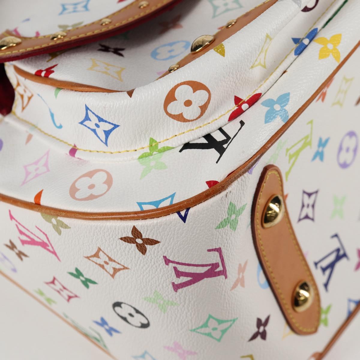 LOUIS VUITTON Monogram Multicolor Rita Bag 2way White M40125 LV Auth BA2497V