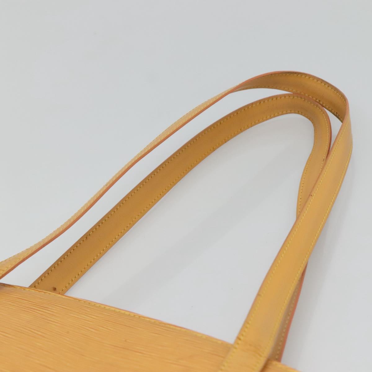 LOUIS VUITTON Epi Saint Jacques Poignees Long Bag Yellow M52339 LV Auth BA2562