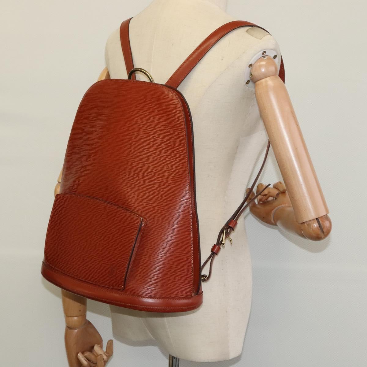 LOUIS VUITTON Epi Coblanc Shoulder Bag Brown M52293 LV Auth BA258