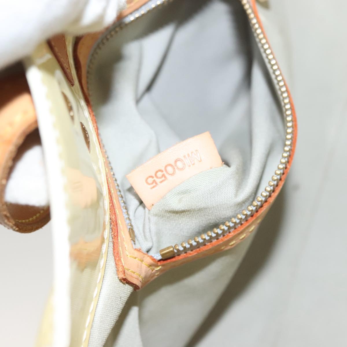 LOUIS VUITTON Monogram Vernis Reade PM Hand Bag Perle M91336 LV Auth BA2583