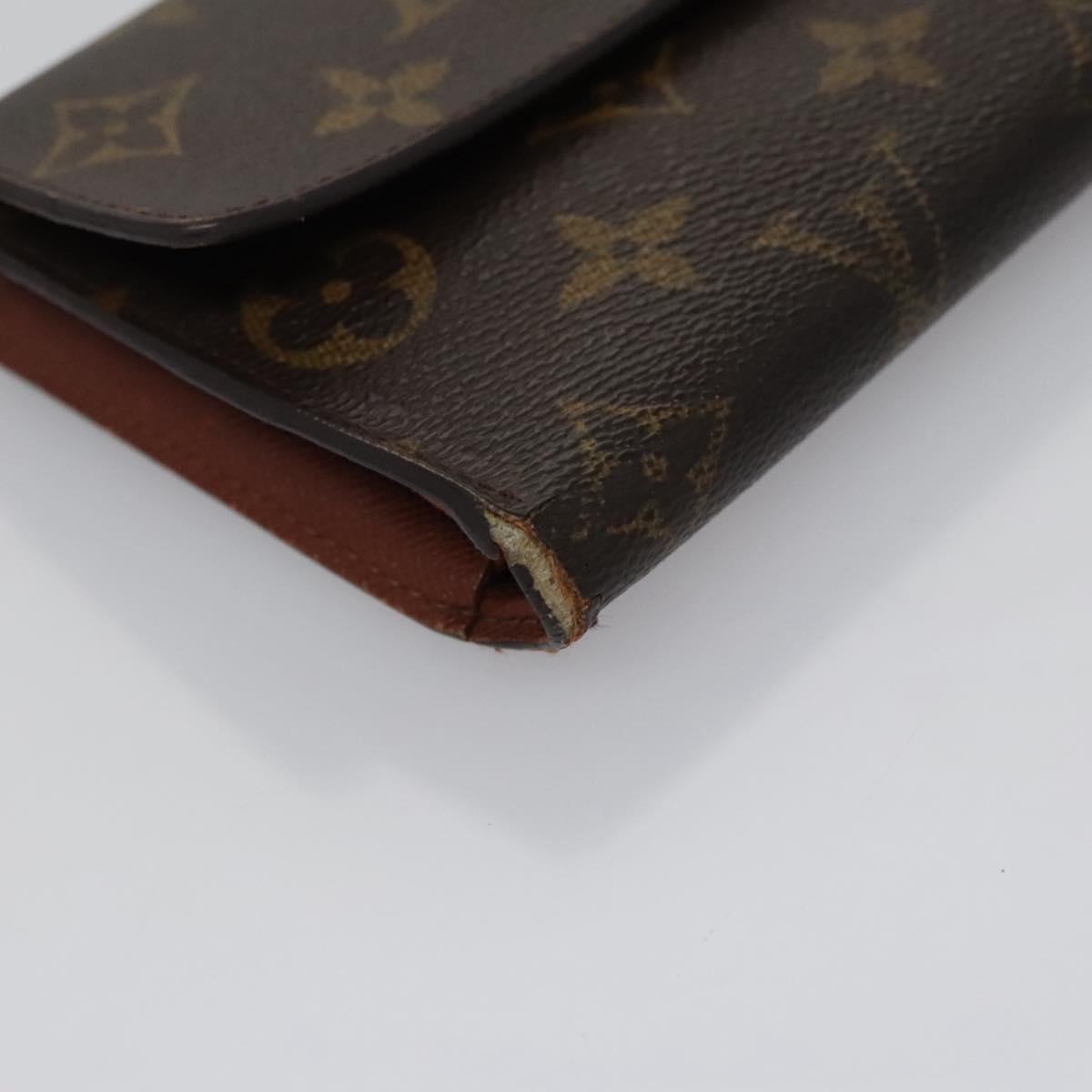 LOUIS VUITTON Monogram Damier Ebene Wallet 4Set LV Auth BA264