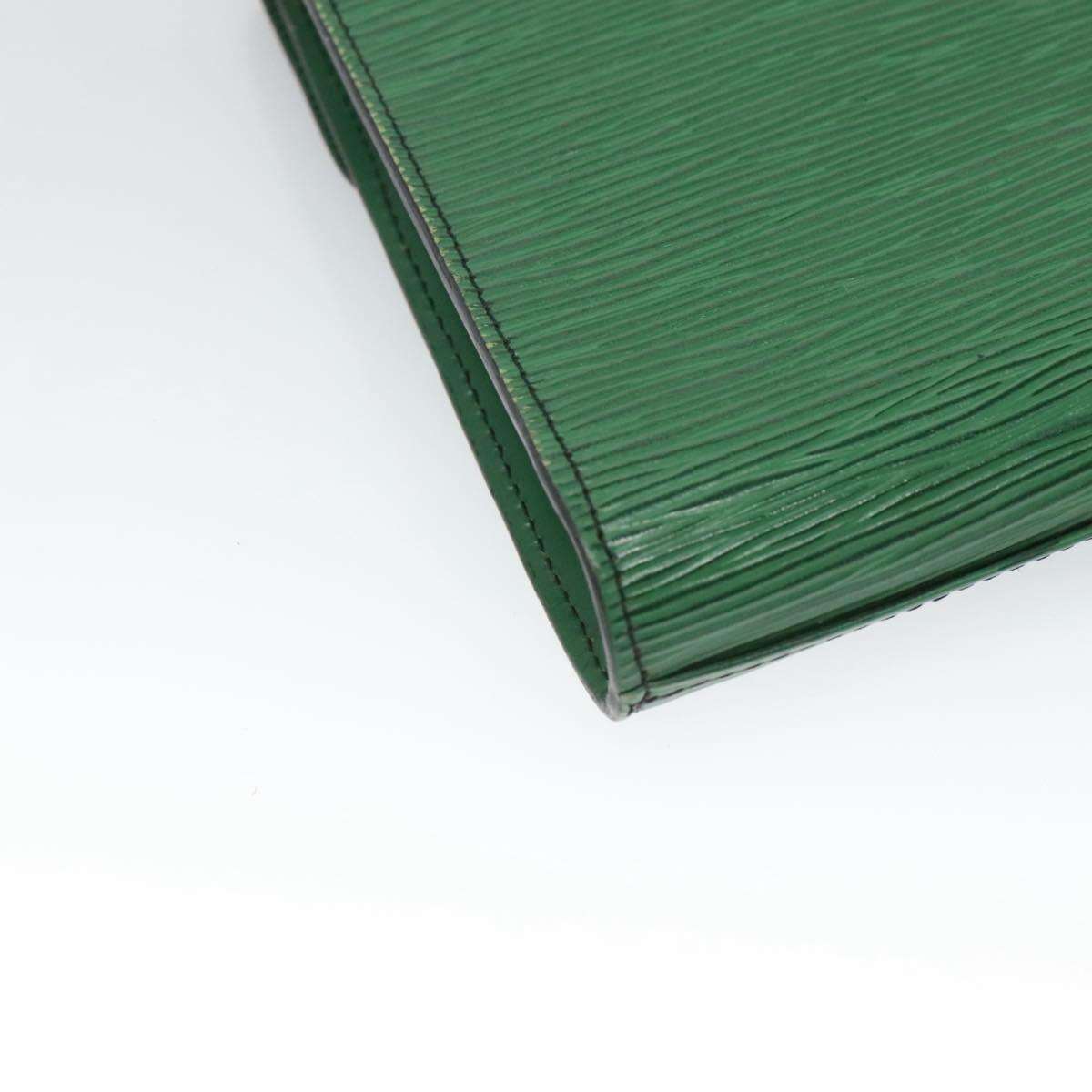 LOUIS VUITTON Epi Art Deco Clutch Bag Green M52634 LV Auth BA2685