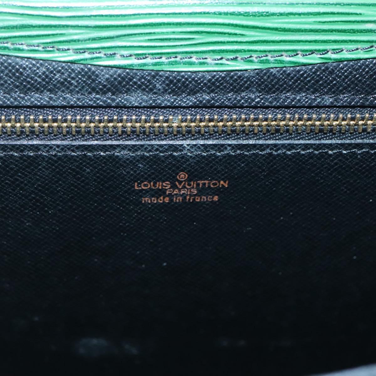 LOUIS VUITTON Epi Art Deco Clutch Bag Green M52634 LV Auth BA2685