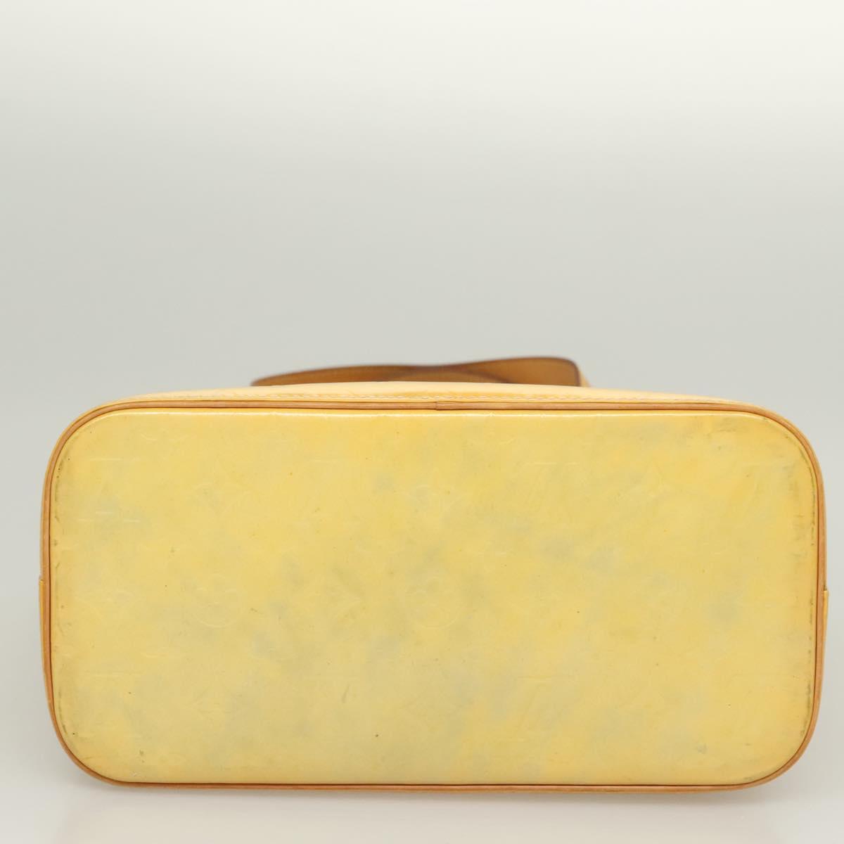 LOUIS VUITTON Monogram Vernis Houston Hand Bag Gris M91053 LV Auth BA2689