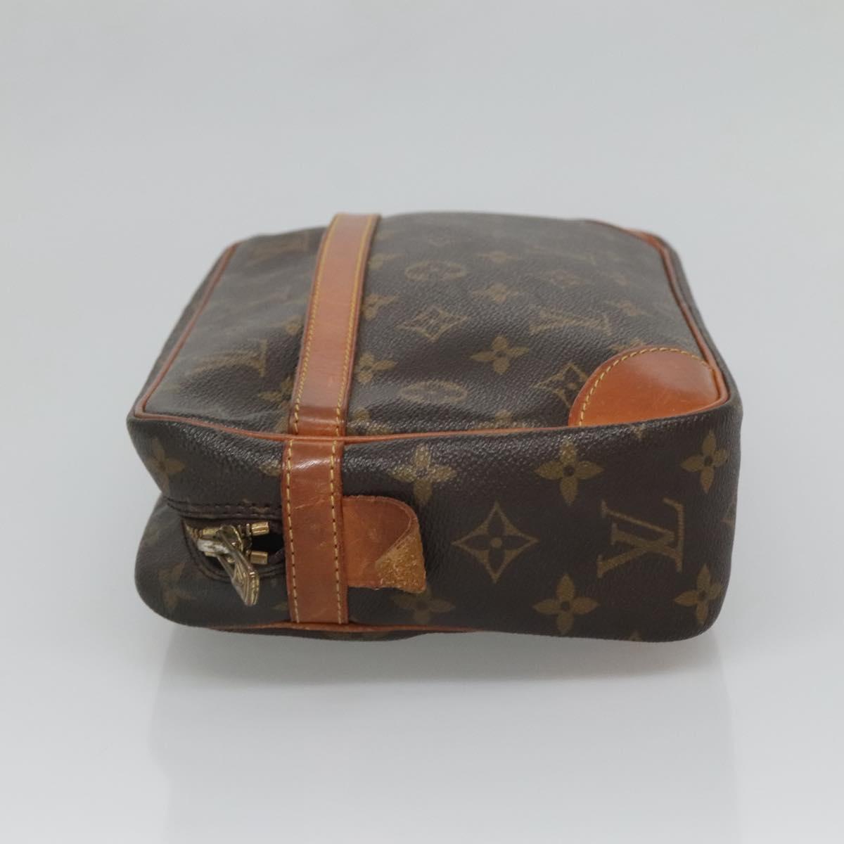 LOUIS VUITTON Monogram Compiegne 28 Clutch Bag M51845 LV Auth BA2693