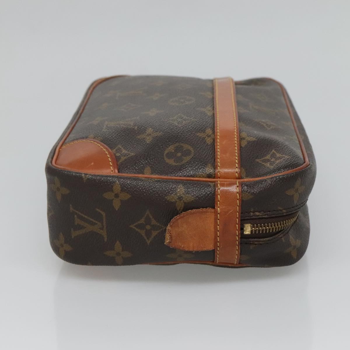 LOUIS VUITTON Monogram Compiegne 28 Clutch Bag M51845 LV Auth BA2693