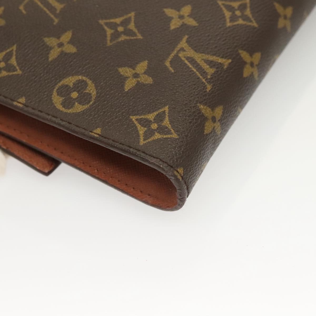 LOUIS VUITTON Monogram Porte Envelope Clutch Bag M51801 LV Auth BA2713