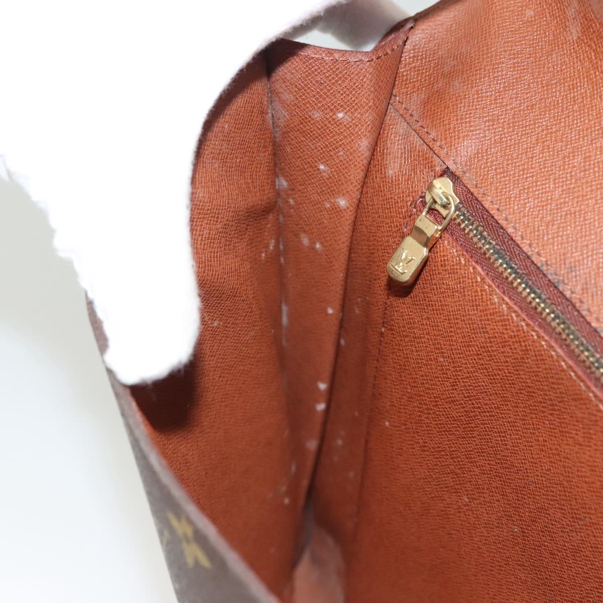 LOUIS VUITTON Monogram Porte Envelope Clutch Bag M51801 LV Auth BA2713