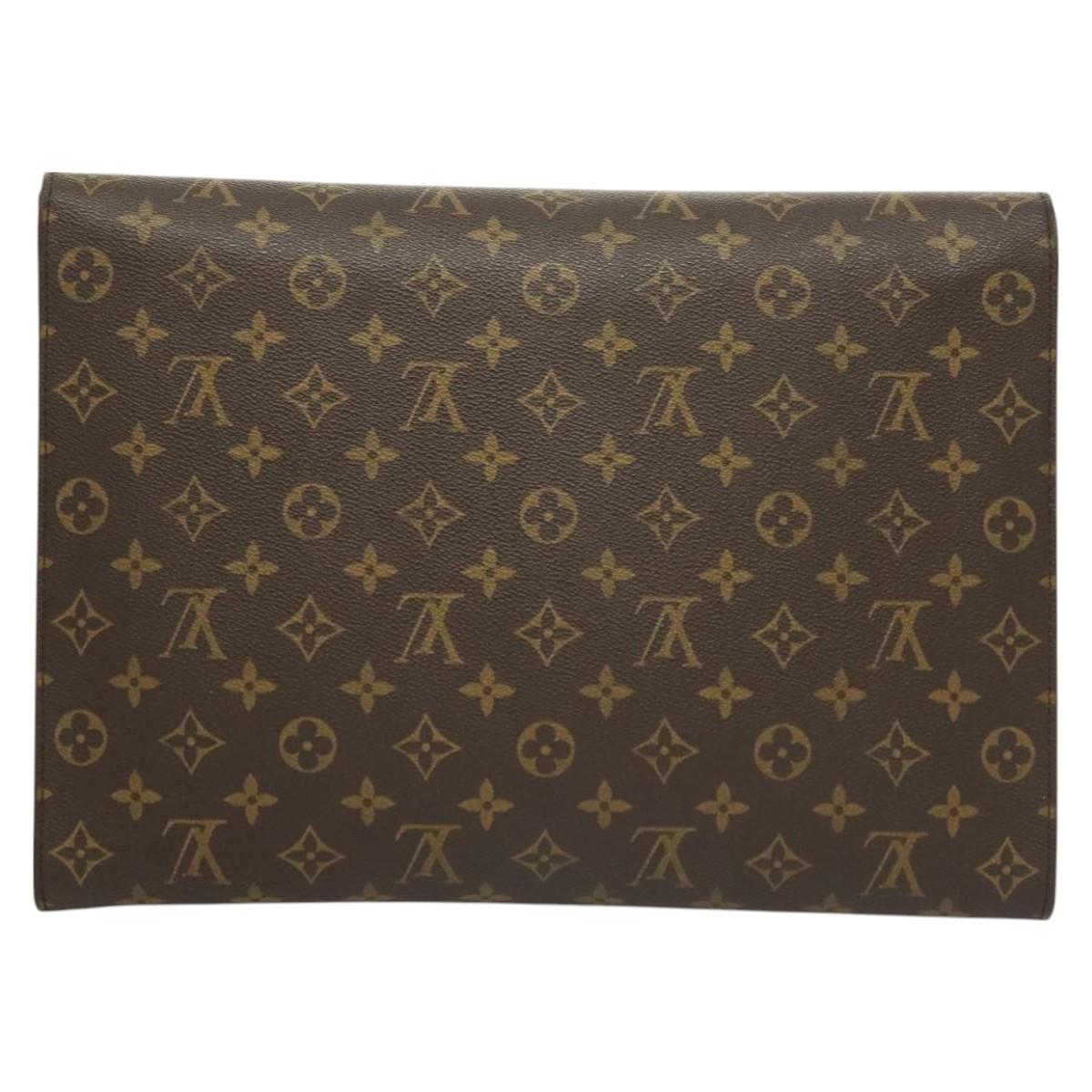 LOUIS VUITTON Monogram Porte Envelope Clutch Bag M51801 LV Auth BA2713