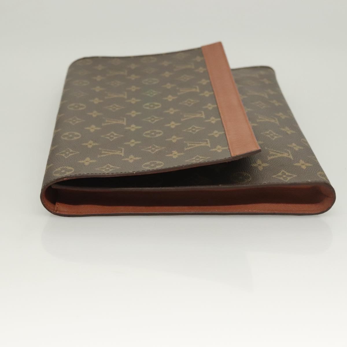 LOUIS VUITTON Monogram Porte Envelope Clutch Bag M51801 LV Auth BA2713