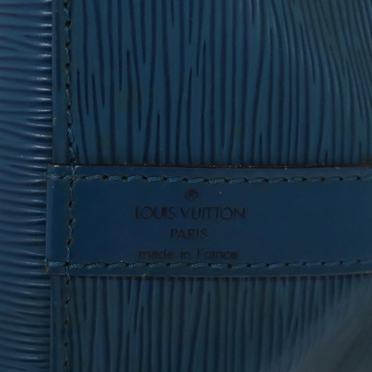LOUIS VUITTON Epi Petit Noe Shoulder Bag Blue M44105 LV Auth BA2719