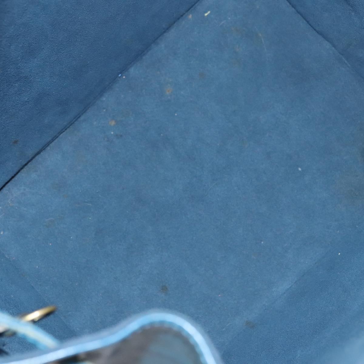 LOUIS VUITTON Epi Petit Noe Shoulder Bag Blue M44105 LV Auth BA2719