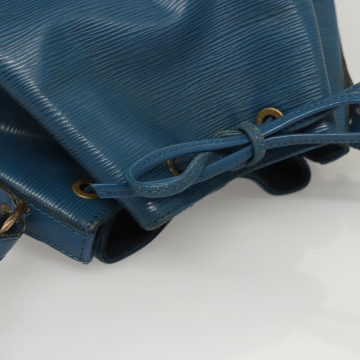 LOUIS VUITTON Epi Petit Noe Shoulder Bag Blue M44105 LV Auth BA2719
