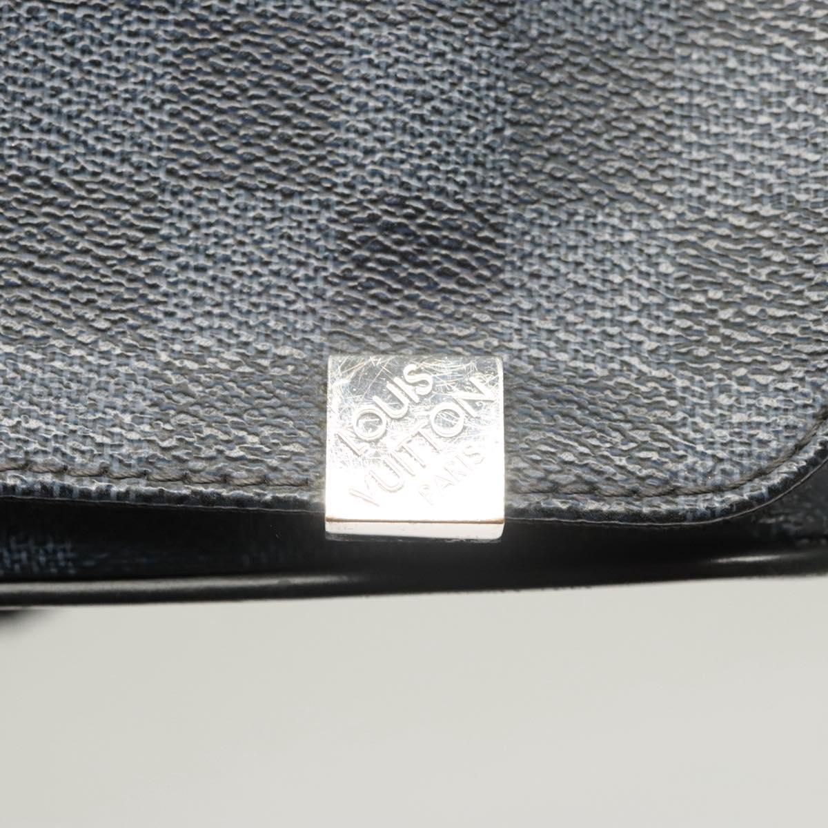 LOUIS VUITTON Damier Cobalt District PM NM Shoulder Bag N50005 LV Auth BA2720